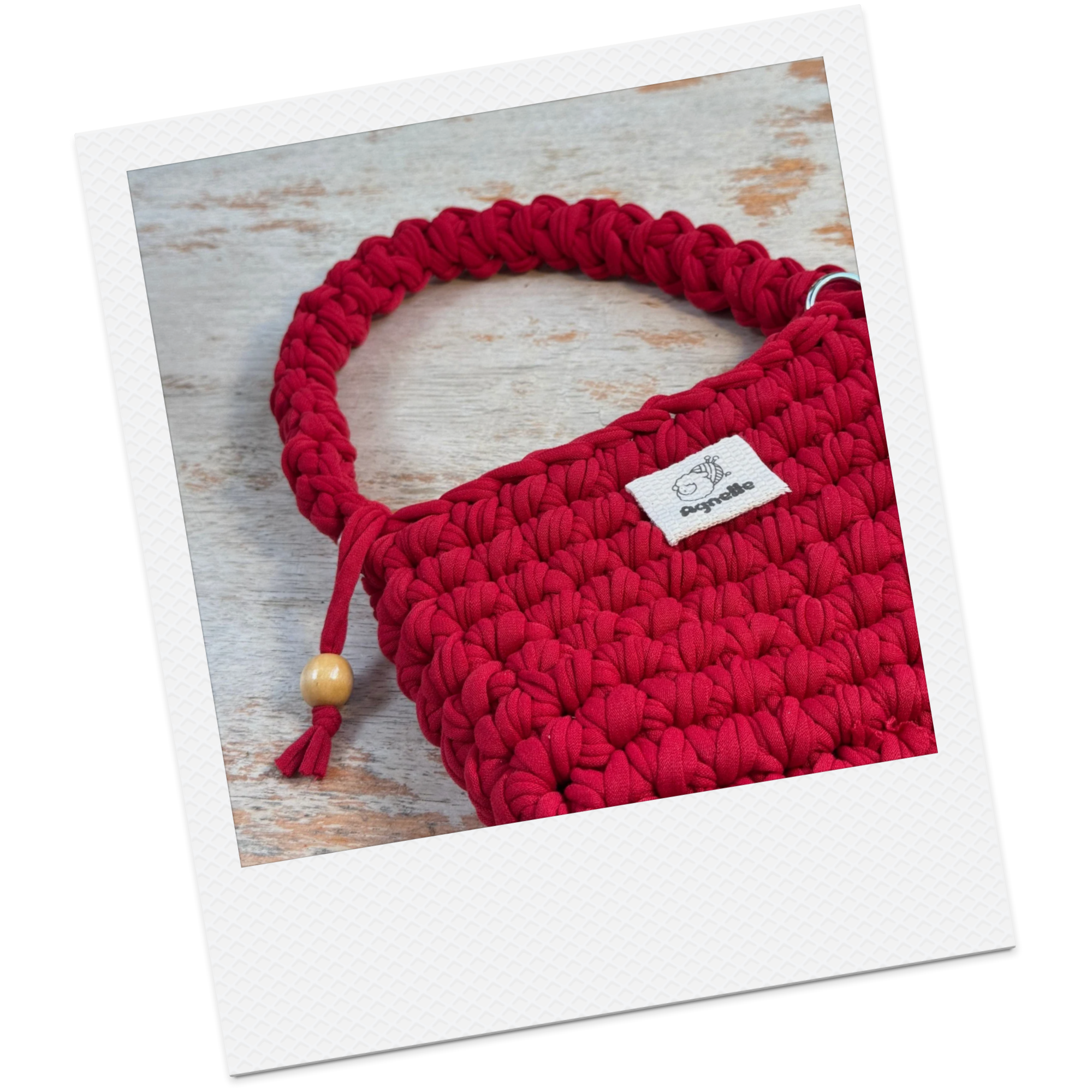 peça de crochê personalizada